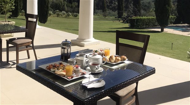 Breakfast on the terrace Breakfast on the terrace