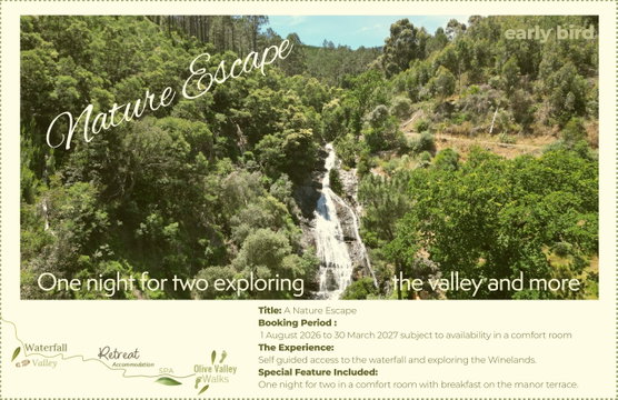 Nature Escape Early Bird Specail Nature Escape Early Bird Specail