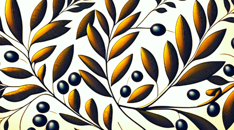 Olive Tree Pattern used for the new studio space