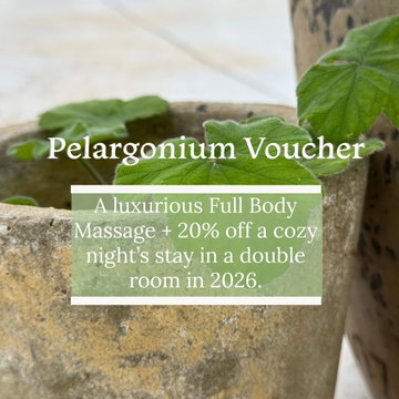 mint pelargonium will be the scent in our studio garden treat yourself to a massage with this voucher mint pelargonium will be the scent in our studio garden treat yourself to a massage with this voucher