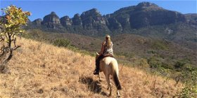 Riding up the Drakensberg mountains on a sure-footed steed in a quest for scenic vistas and the freshest air. Trails are only for experienced riders.
