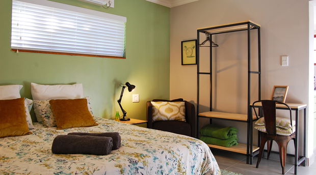 Small but comfortable room on the first-floor that uses modern finishings to utilise space optimally. Funky art on the walls compliments the tranquil but fresh feel of the room. Small balcony provides a mountain view experience. 
