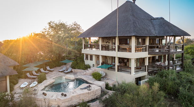Outside view of Makumu Private Safari Lodge