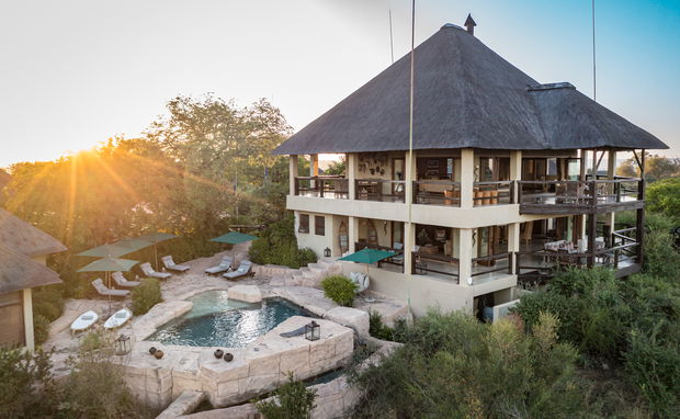 Outside view of Makumu Private Safari Lodge