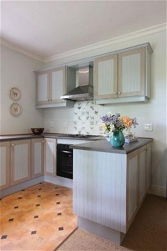 Stables: Easy open plan living with the fully equipped kitchen.