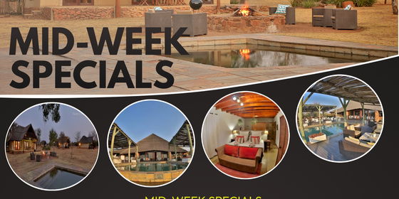 Dinokeng Midweek Specials Self-catering