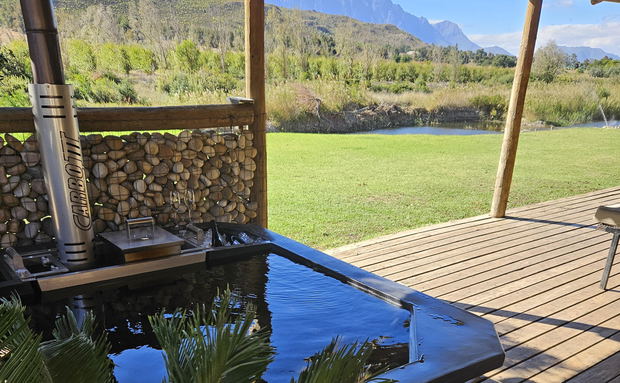 Wood fired hot tub Wood fired hot tub