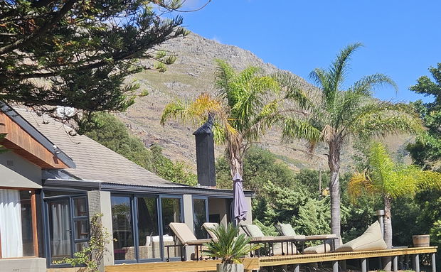 Country Manor outdoor deck area