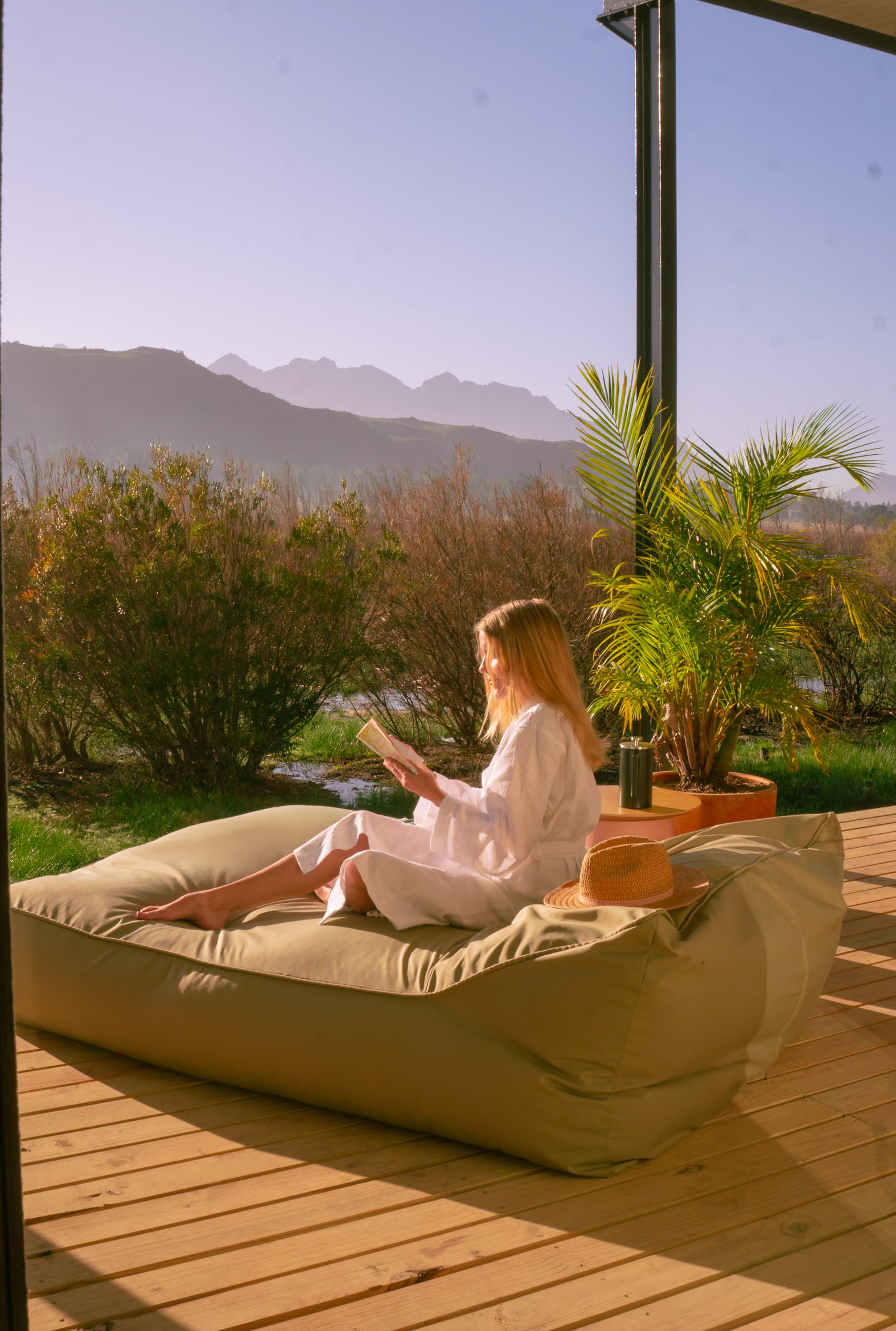 Joubert cabin pod deck couple bed