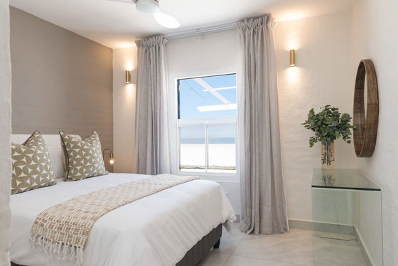 The spacious second bedroom is ideal for those extra visitors.