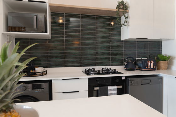 A fully equipped kitchen for all cooking needs.