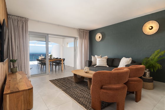 The cosy lounge is ideal for afternoon tea.