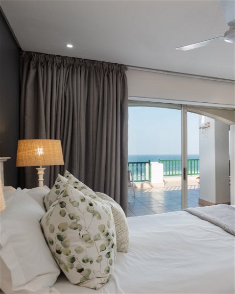 Bedroom sea views