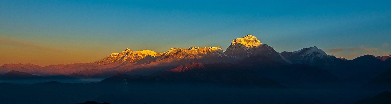 Mt Everest at sunset, Nepal