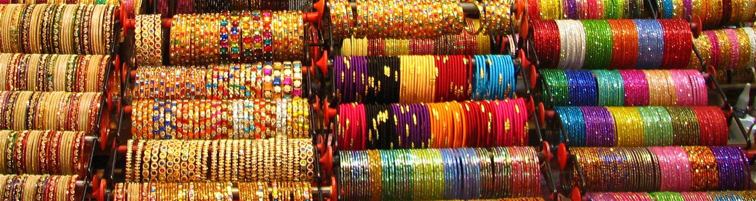 Colourful bangles, India
