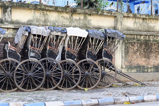 Traditional rickshaw, India