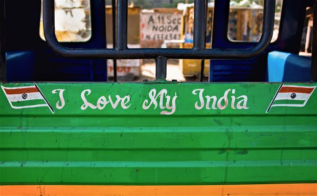 I Love My India, rickshaw, India