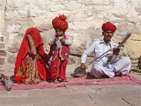 Street performers, Rajasthan, India