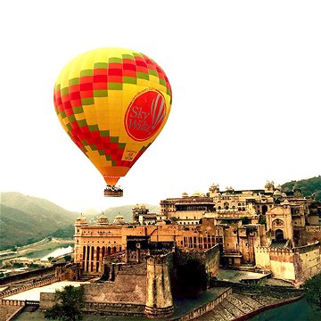 Hot air ballooning, Jaipur, India