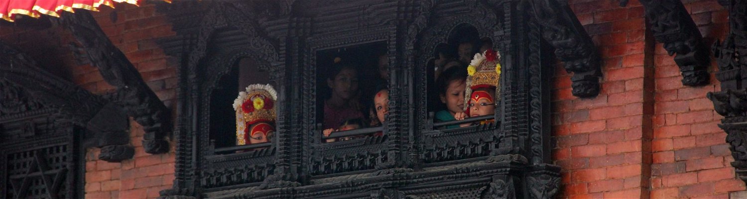Kumari Ghar, the living goddess, Kathmandu, Nepal