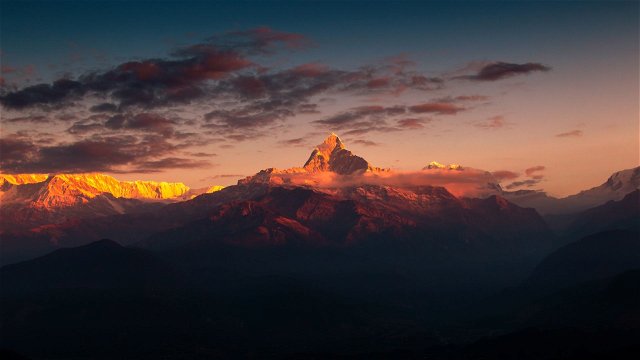 Fishtail Mountain, Annapurna Range, Nepal