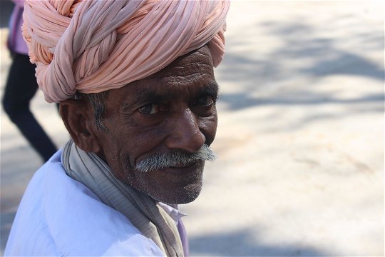 Turbaned man, Rajasthan, India