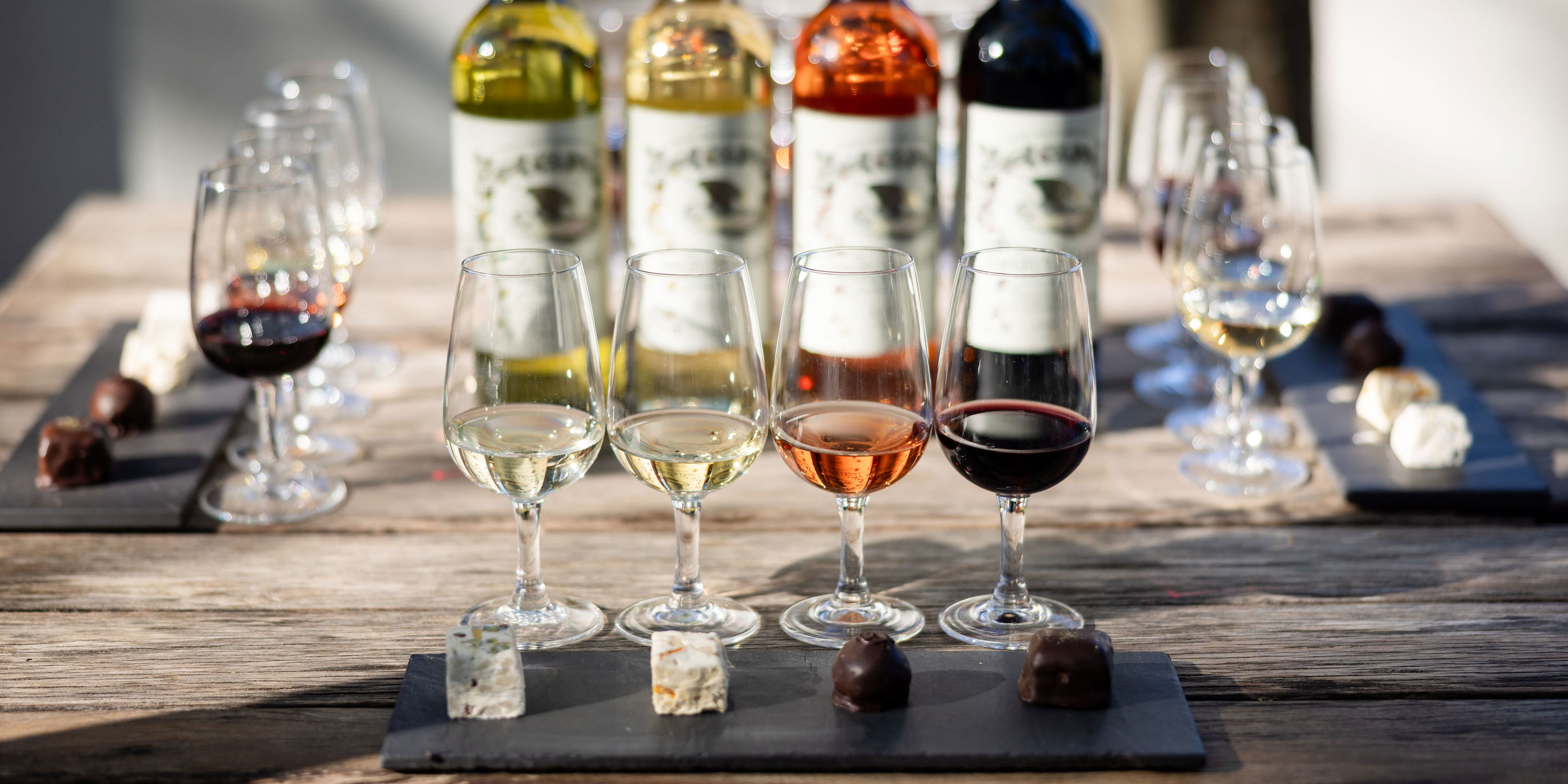 Angels Tears & nougat pairing wine tasting Grande Provence