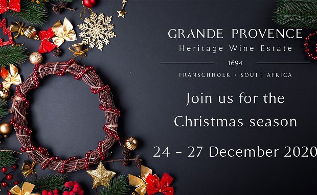 Christmas 2020 restaurant grande provence wine estate franschhoek Christmas 2020 restaurant grande provence wine estate franschhoek