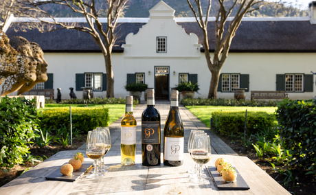 Grande Provence wine tasting selection in Franschhoek