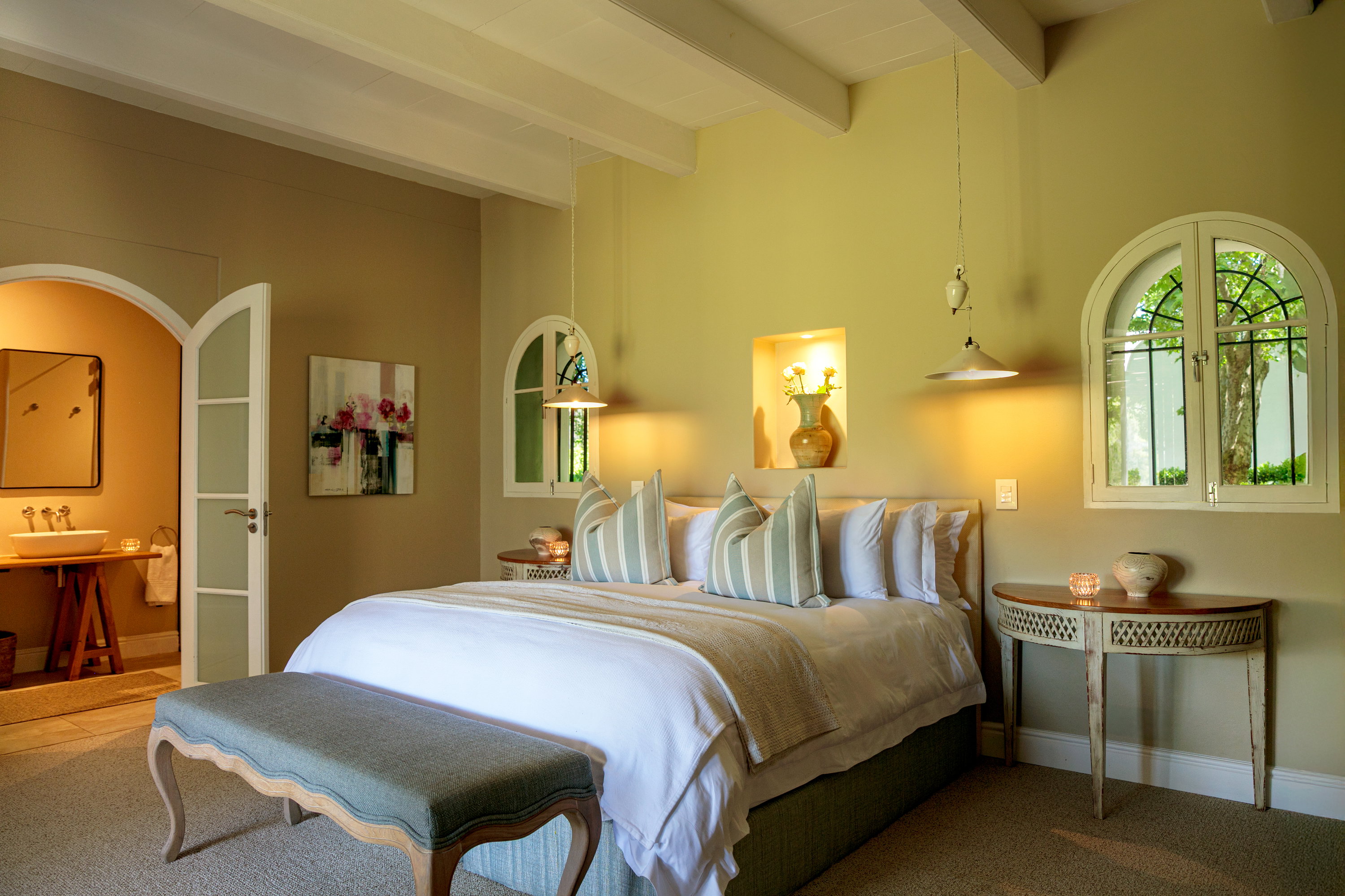 Owners Cottage at Grande Provence luxury accommodation cape winelands 