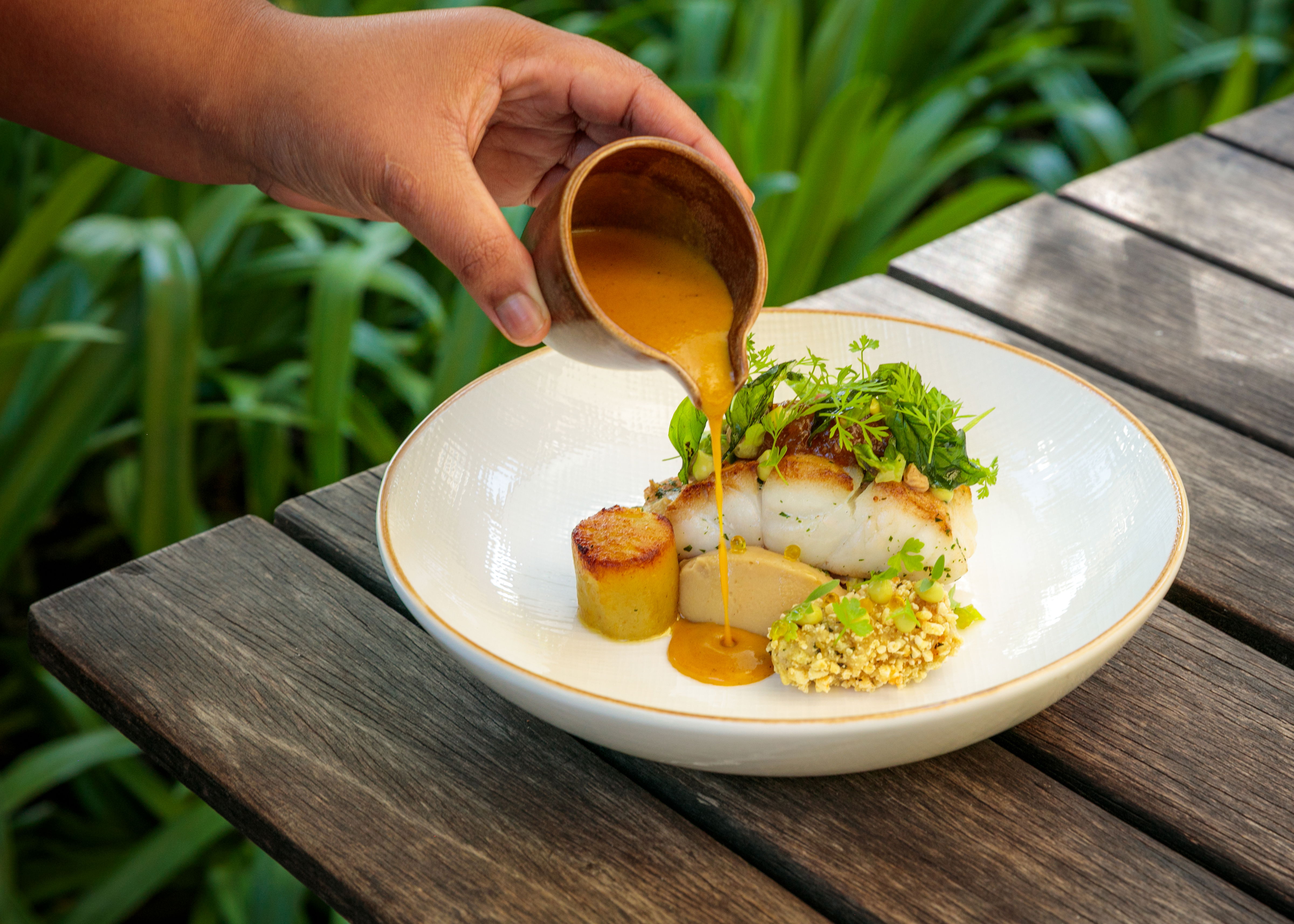 The Oak fine dining restaurant Grande provence estate
