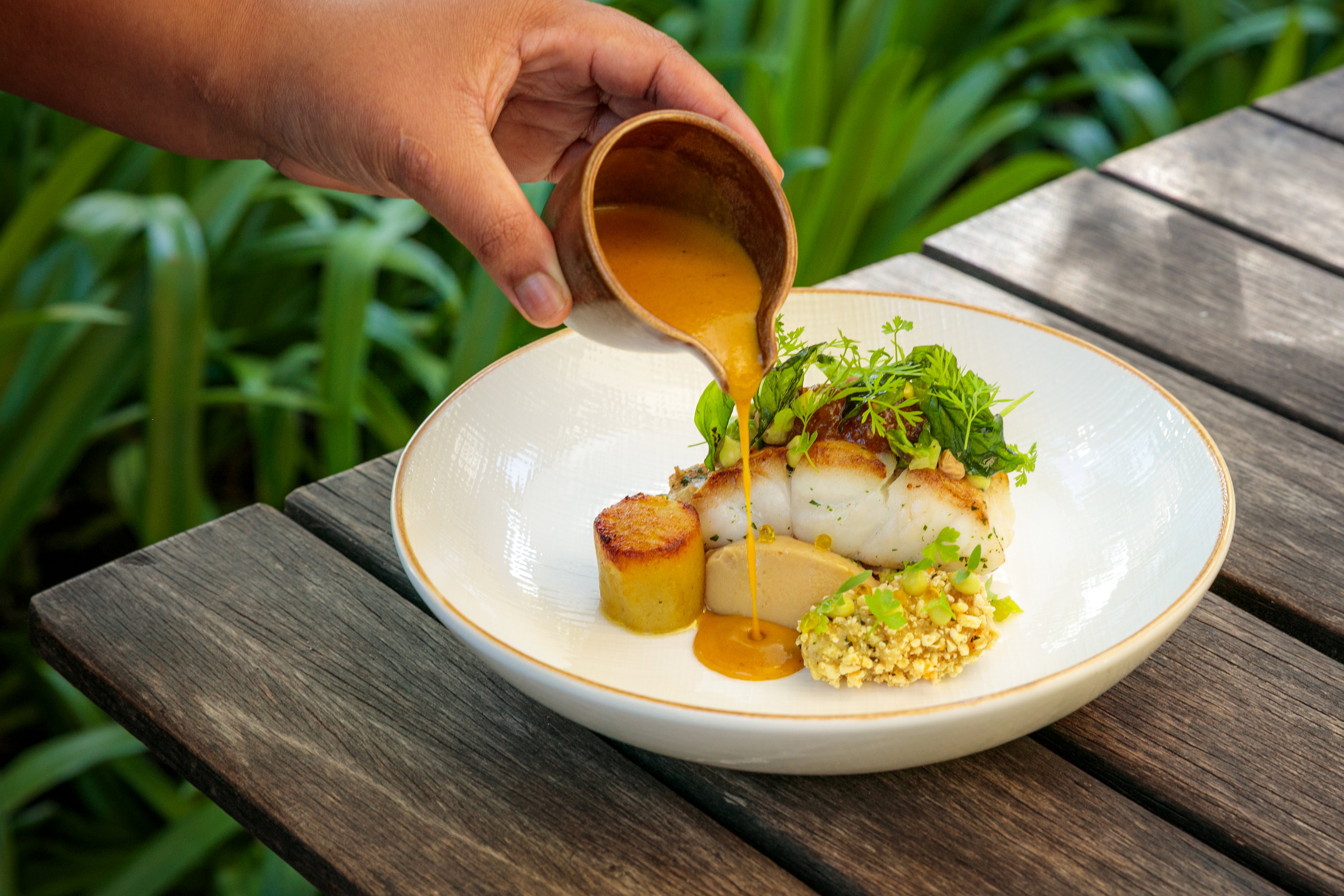 The Oak fine dining restaurant Grande provence estate
