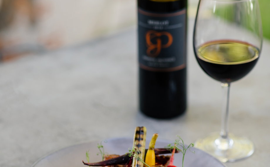 Grande Provence wine served with a relaxed Bistro meal