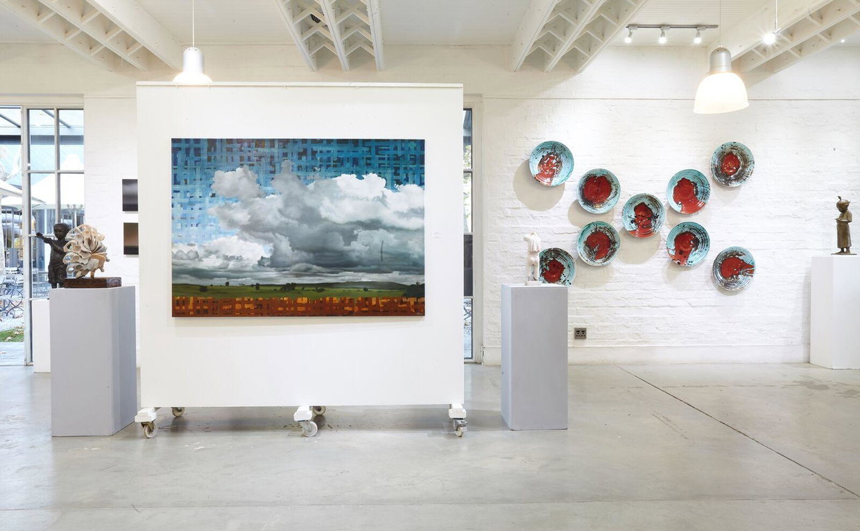 Contemporary South African art gallery at Grande Provence Franschhoek