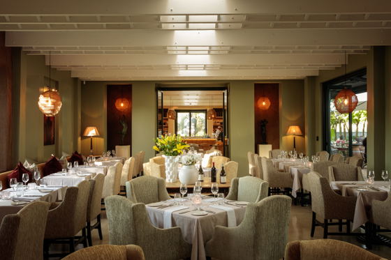The Oak fine dining restaurant Grande provence estate The Oak fine dining restaurant Grande provence estate