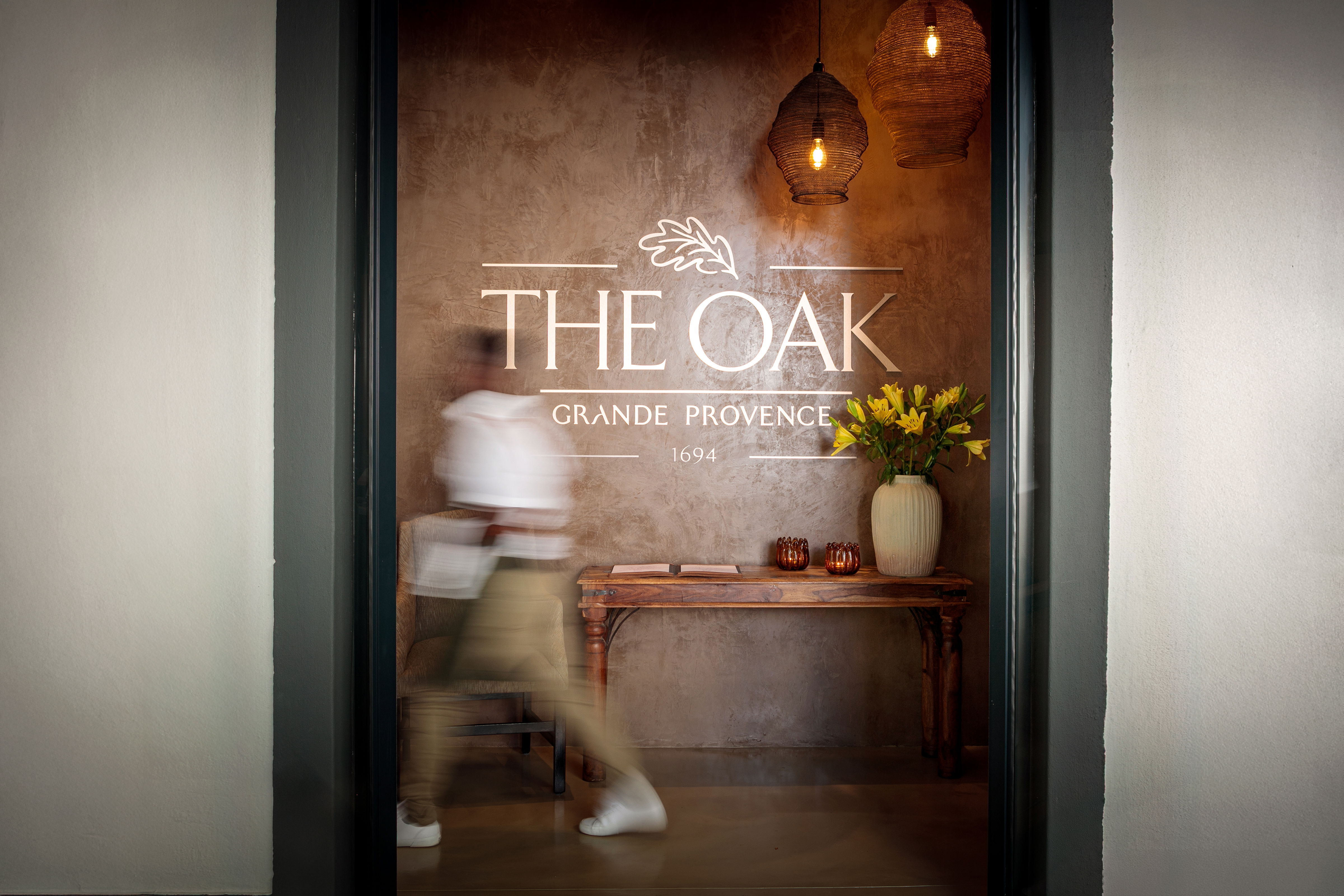 The Oak fine dining restaurant Grande provence estate