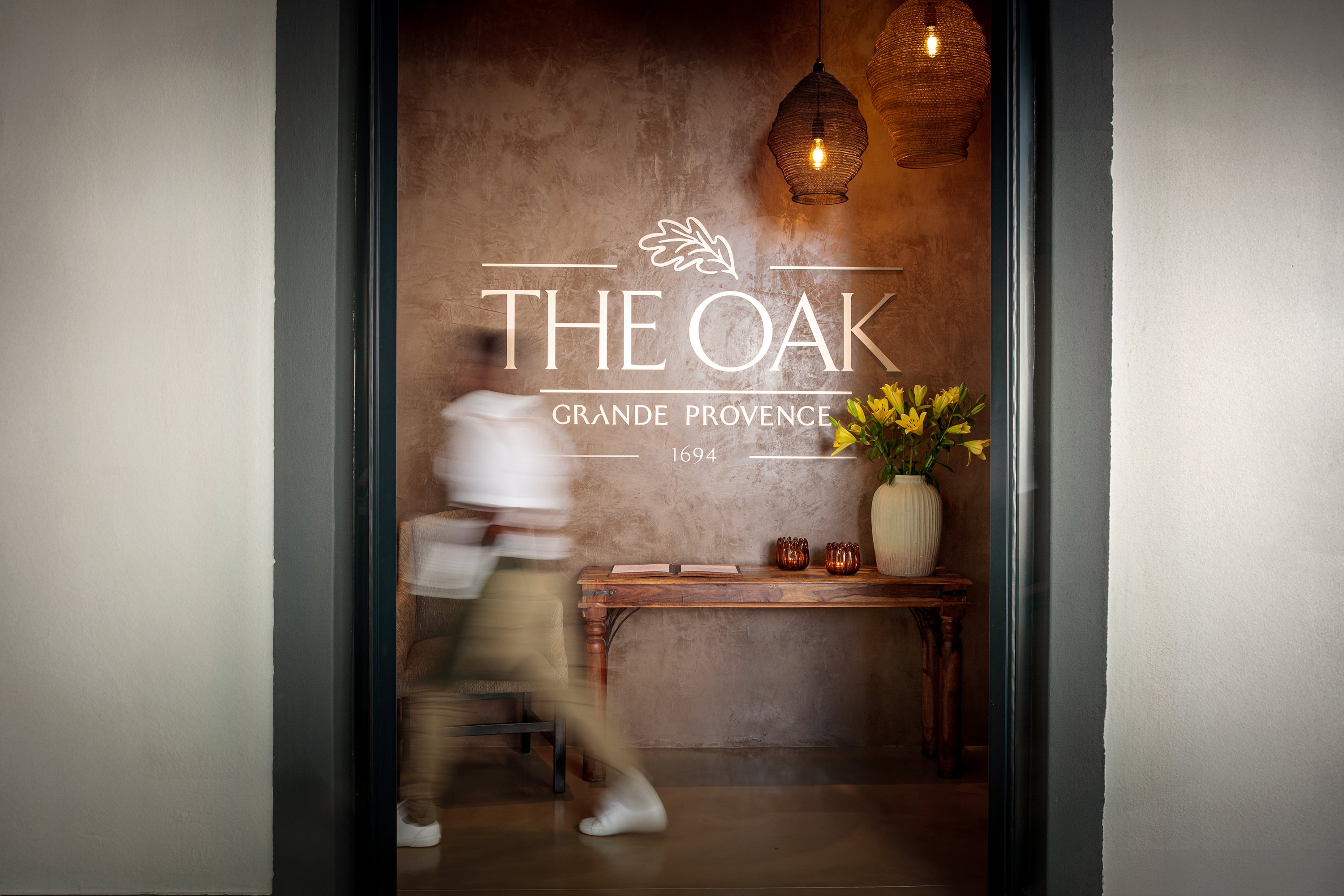 The Oak fine dining restaurant Grande provence estate