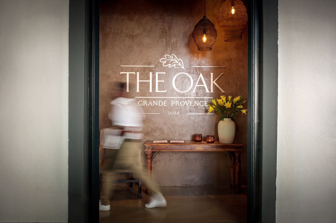 The Oak fine dining restaurant Grande provence estate
