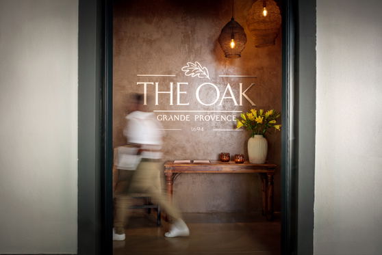 The Oak fine dining restaurant Grande provence estate The Oak fine dining restaurant Grande provence estate