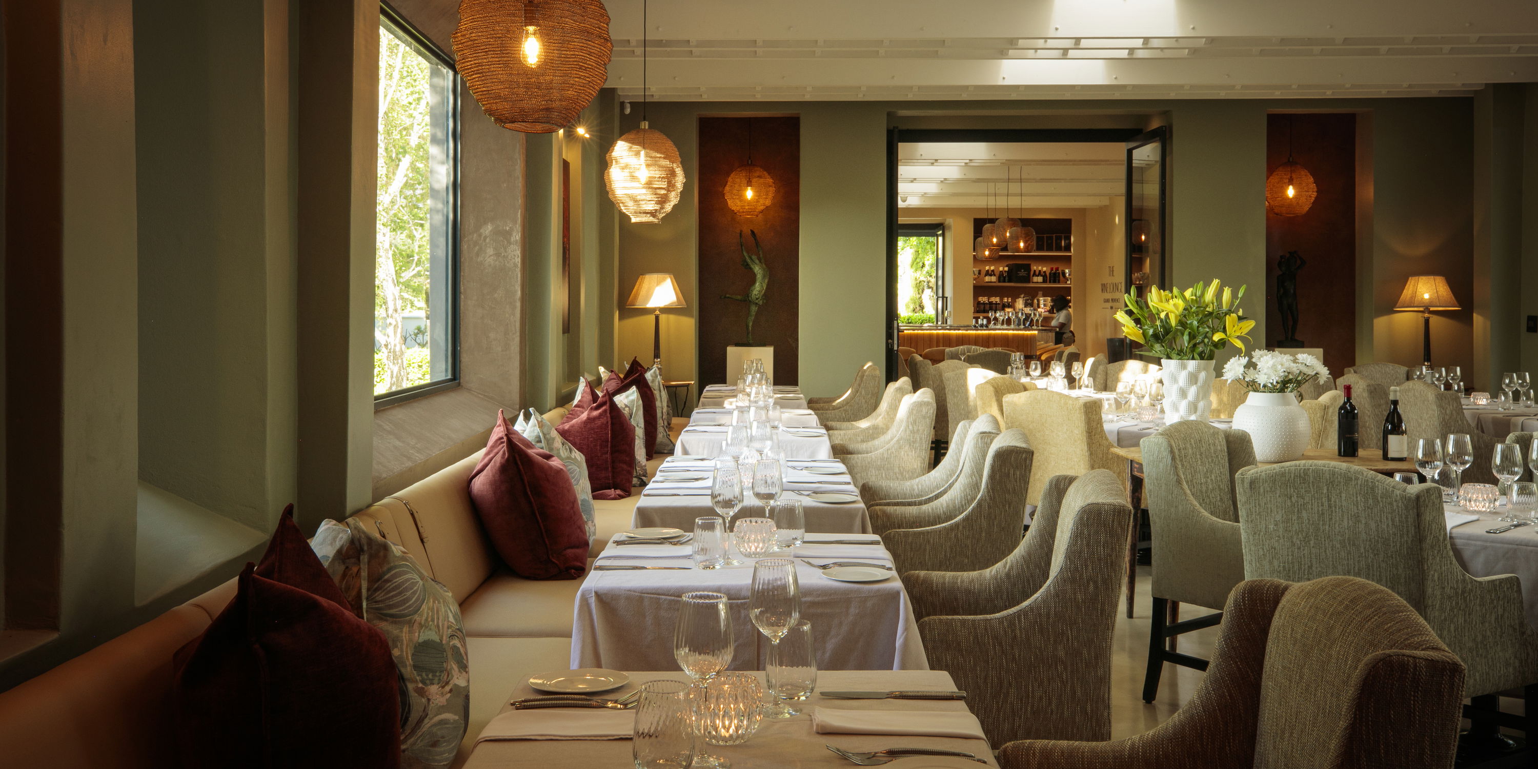 The Oak fine dining restaurant Grande provence estate