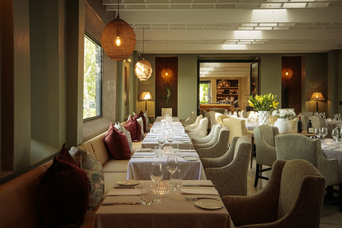 The Oak fine dining restaurant Grande provence estate