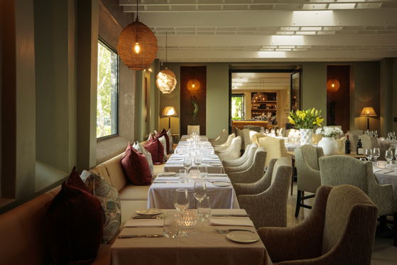 The Oak fine dining restaurant Grande provence estate The Oak fine dining restaurant Grande provence estate