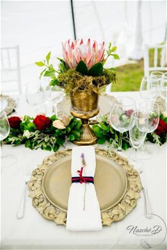 Windhoek Wedding Venue Reception Gold Table Decor