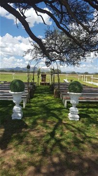 Windhoek Wedding Venue Outdoor Ceremony Aisle