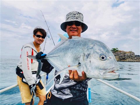 Giant Trevally in Myanmar