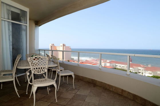 Balcony seating area