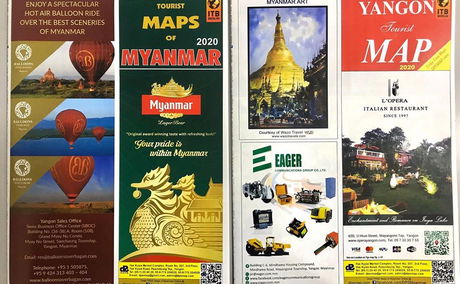 Maps, DPS Myanmar, Wazo , Paintings, Art