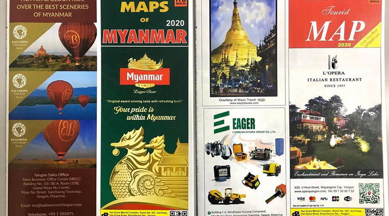 Maps, DPS Myanmar, Wazo , Paintings, Art