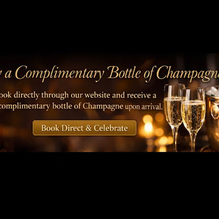 Complimentary Bottle of Champagne