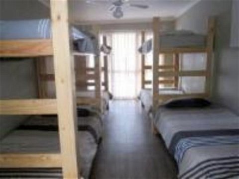 Spacious Room with wooden bunk beds, sleeps 7